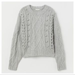 H&M Soft, cable-knit sweater with wool